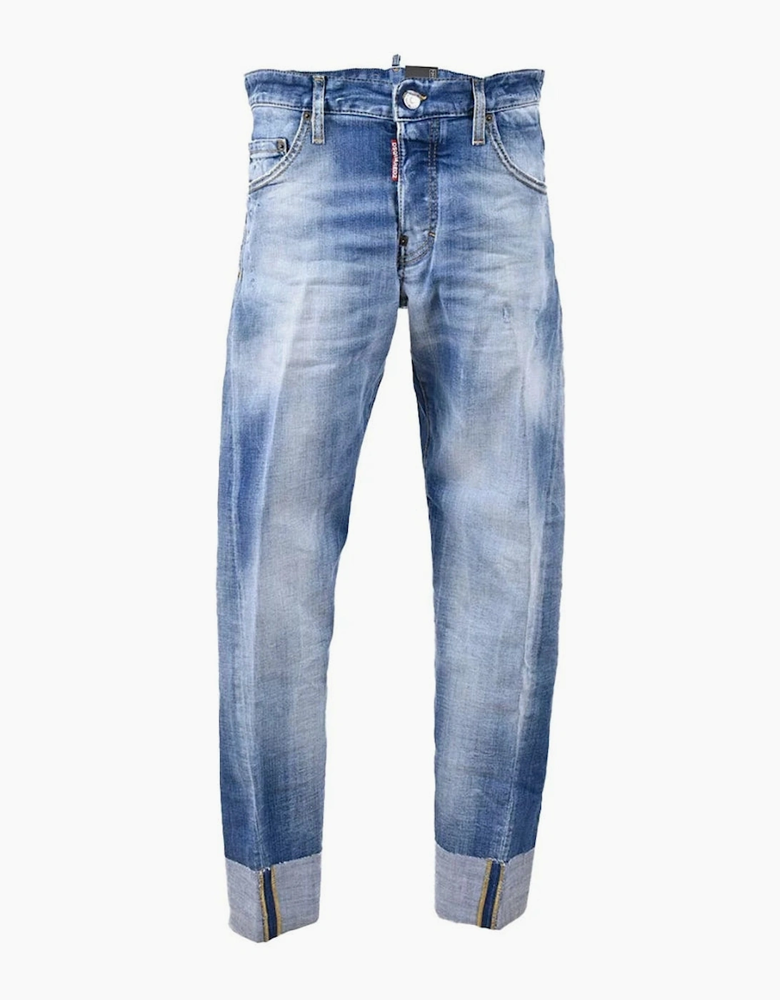 Dsquared2 Men's Blue Sexy Twist Jean Light Denim Pants  34/32 W34