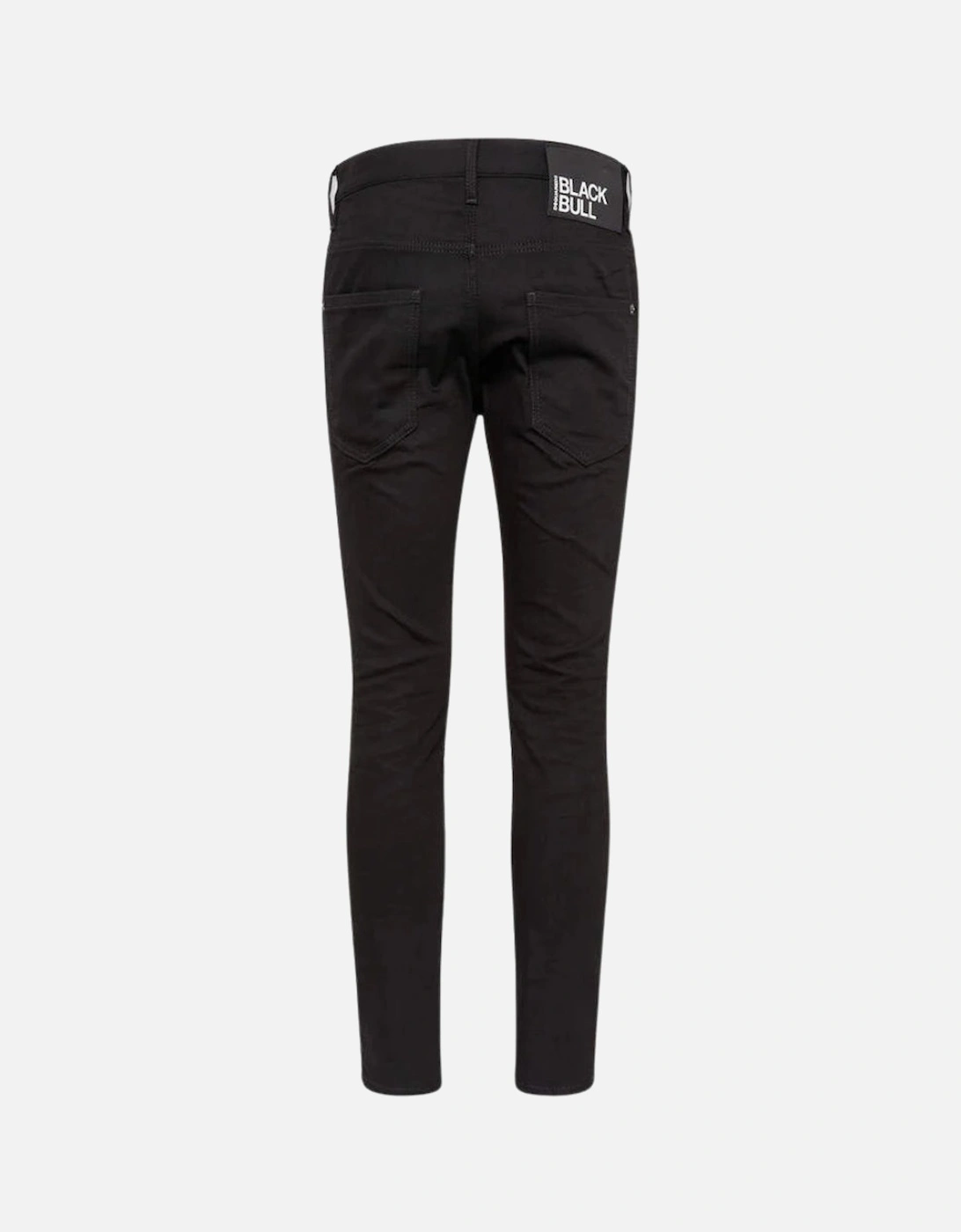 Black Bull Badge Black Denim Pants