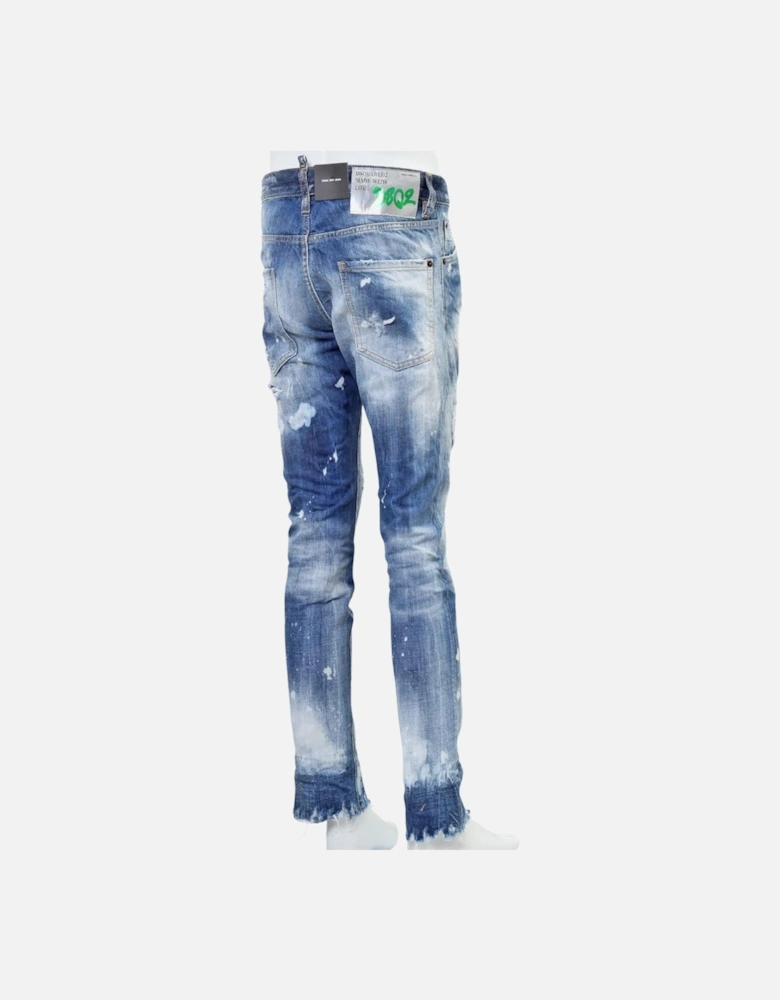 Cool Guy Jean Blue Distressed Denim Pants