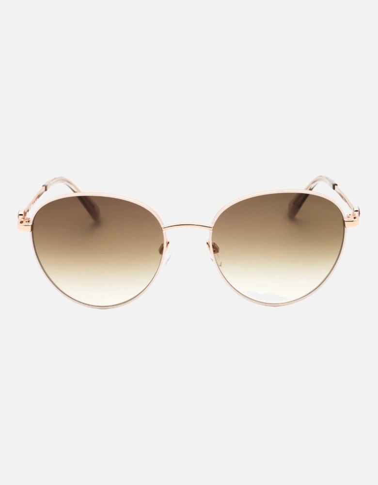 Brown SF Lensed Gold Sunglasses