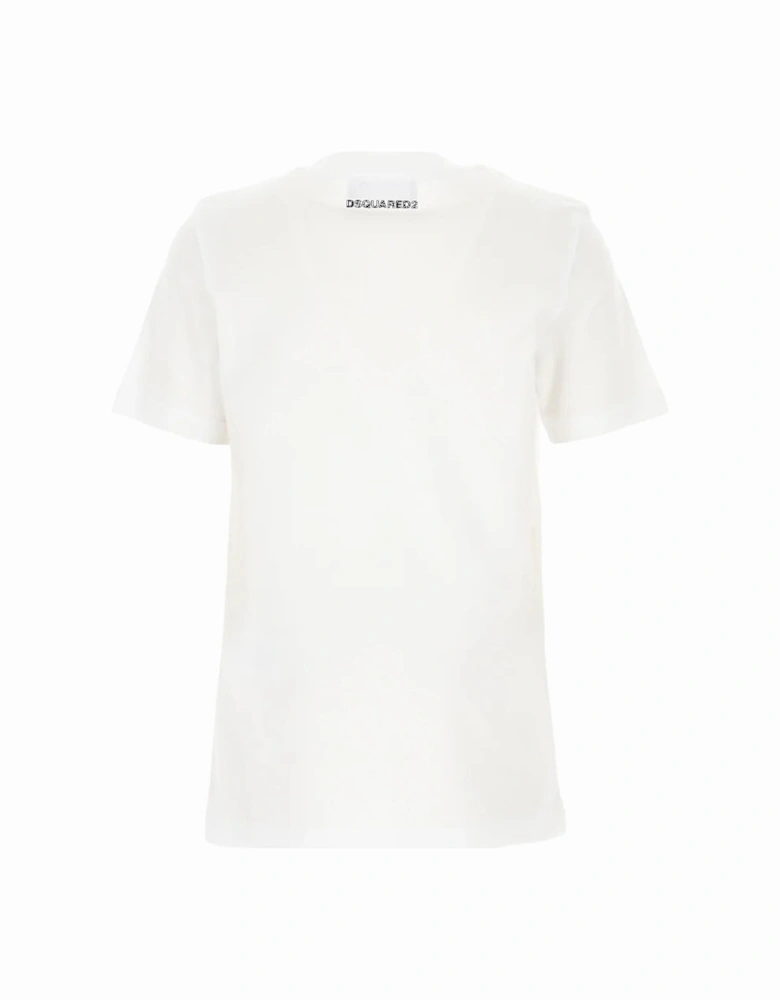 DSQ2 95 Caten Logo White T-Shirt