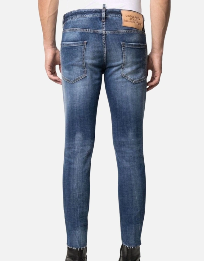 Cool Guy Cropped Blue Denim Pants