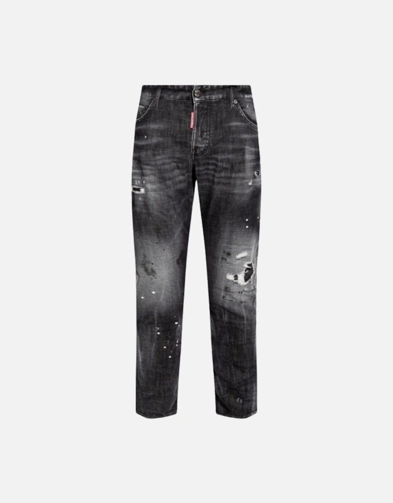 Sexy Twist Jean Black Denim Pants