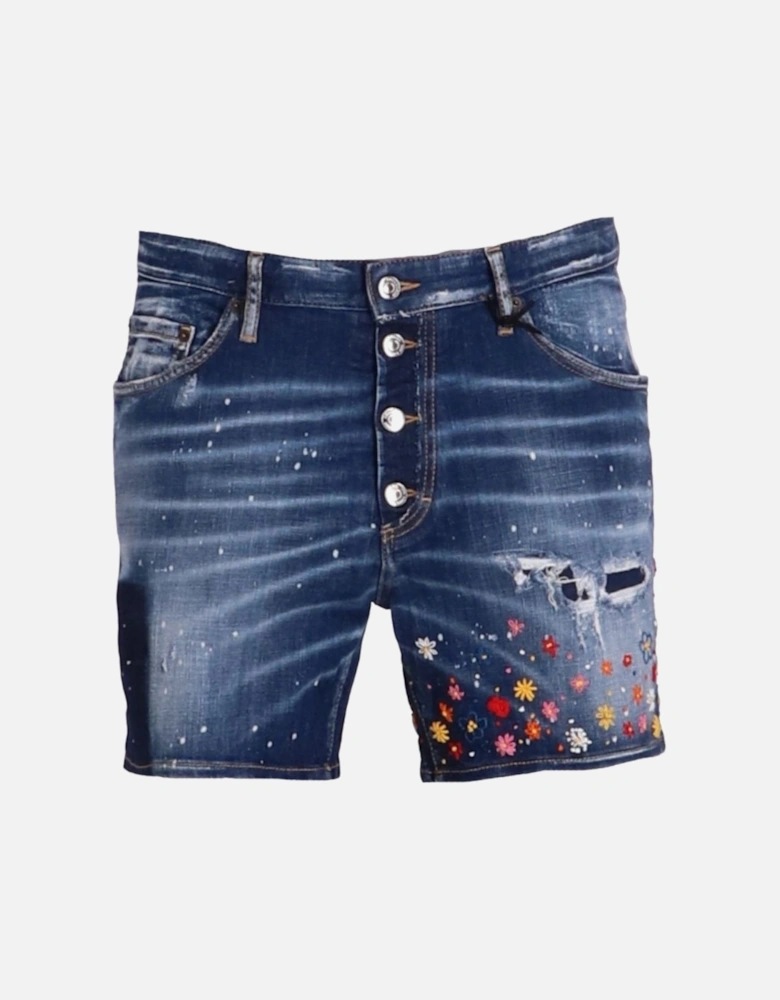 Dan Commando Short Dark Blue Denim Shorts