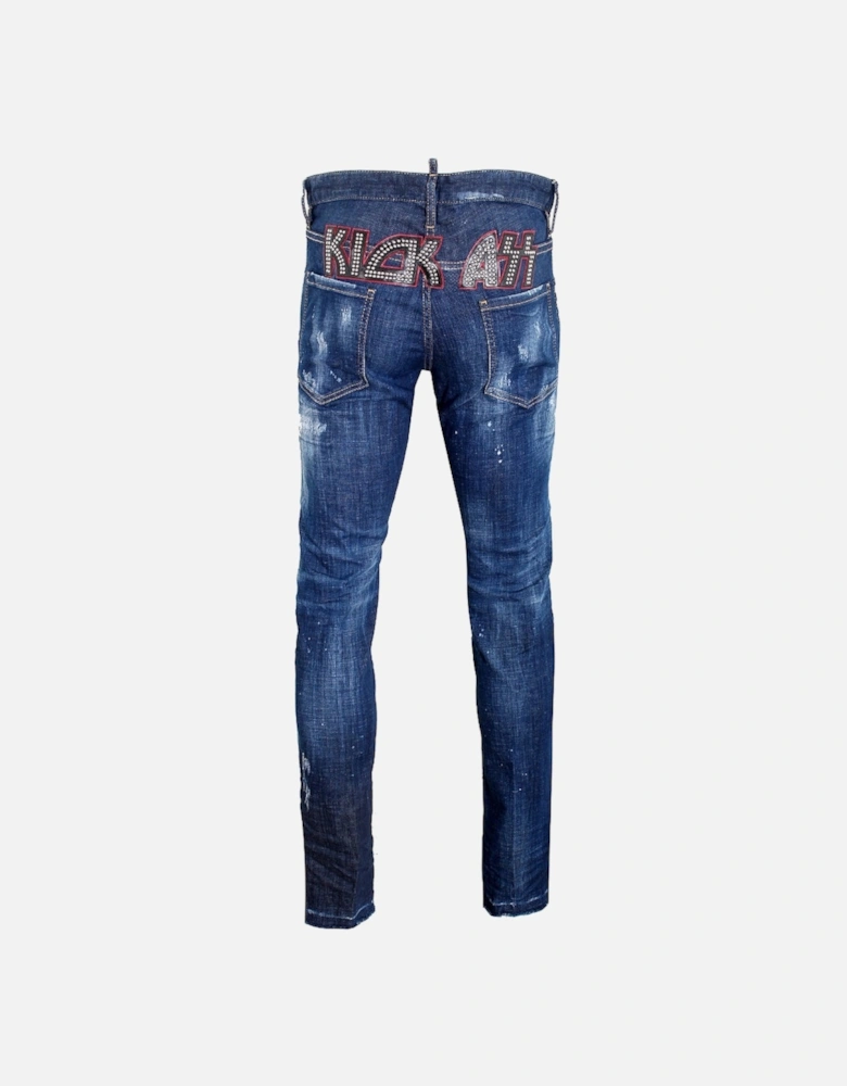 Cool Guy Jean Kick Ass Blue Denim Pants