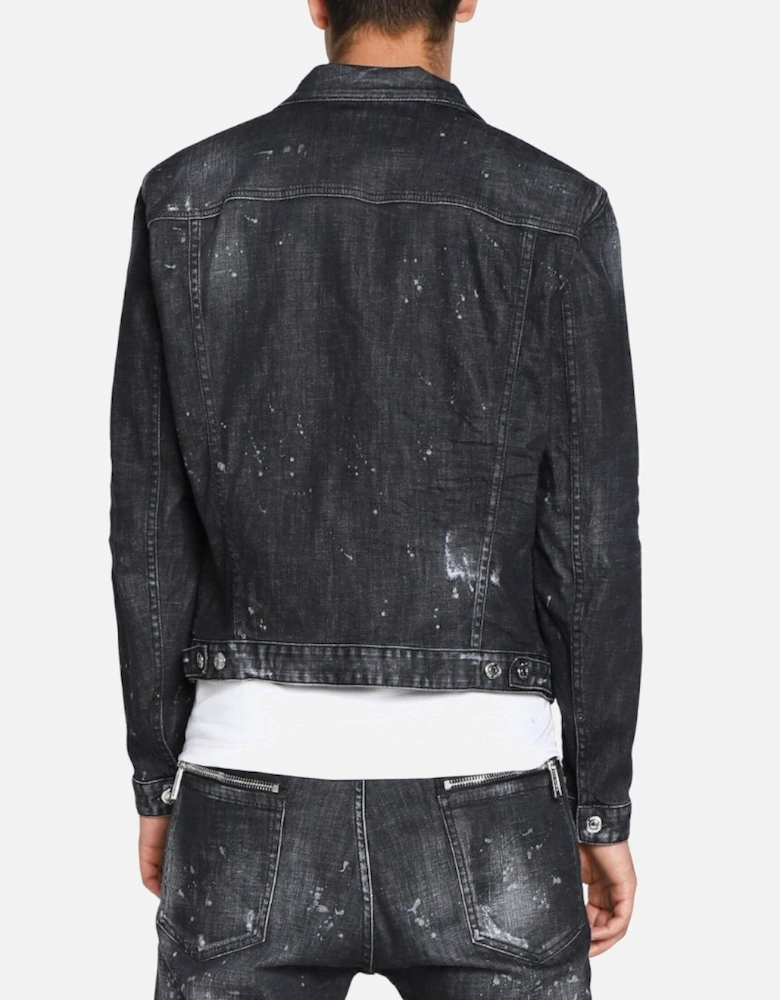 Dan Jean Black Denim Jacket