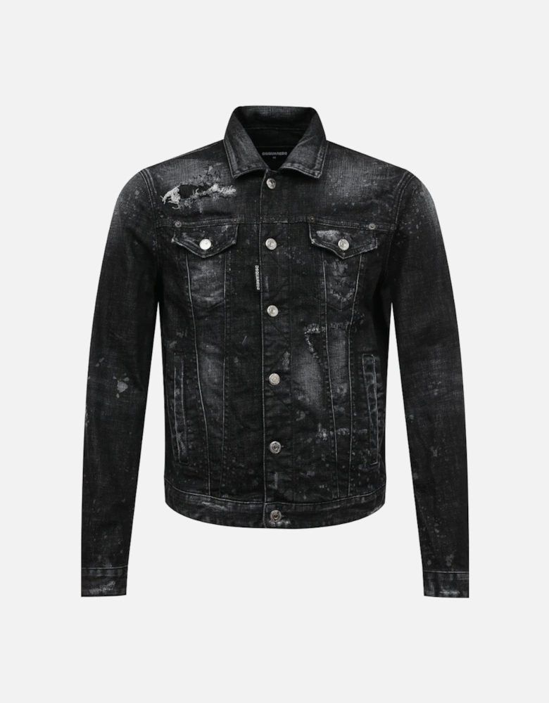 Dan Jean Black Denim Jacket