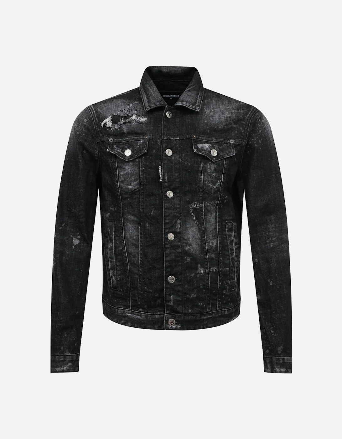Dan Jean Black Denim Jacket, 4 of 3