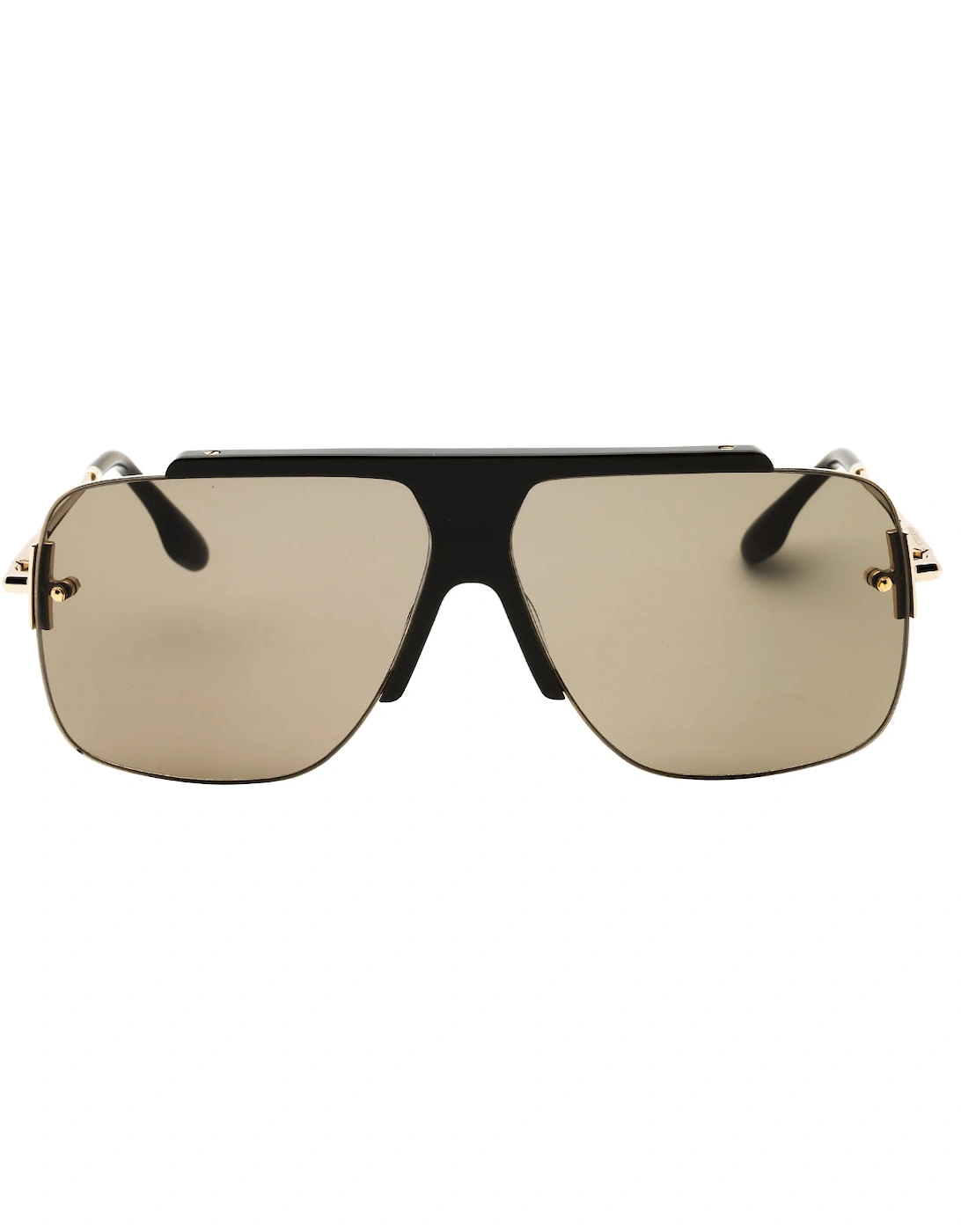 Mocha Brown Lensed Gold Sunglasses, 3 of 2