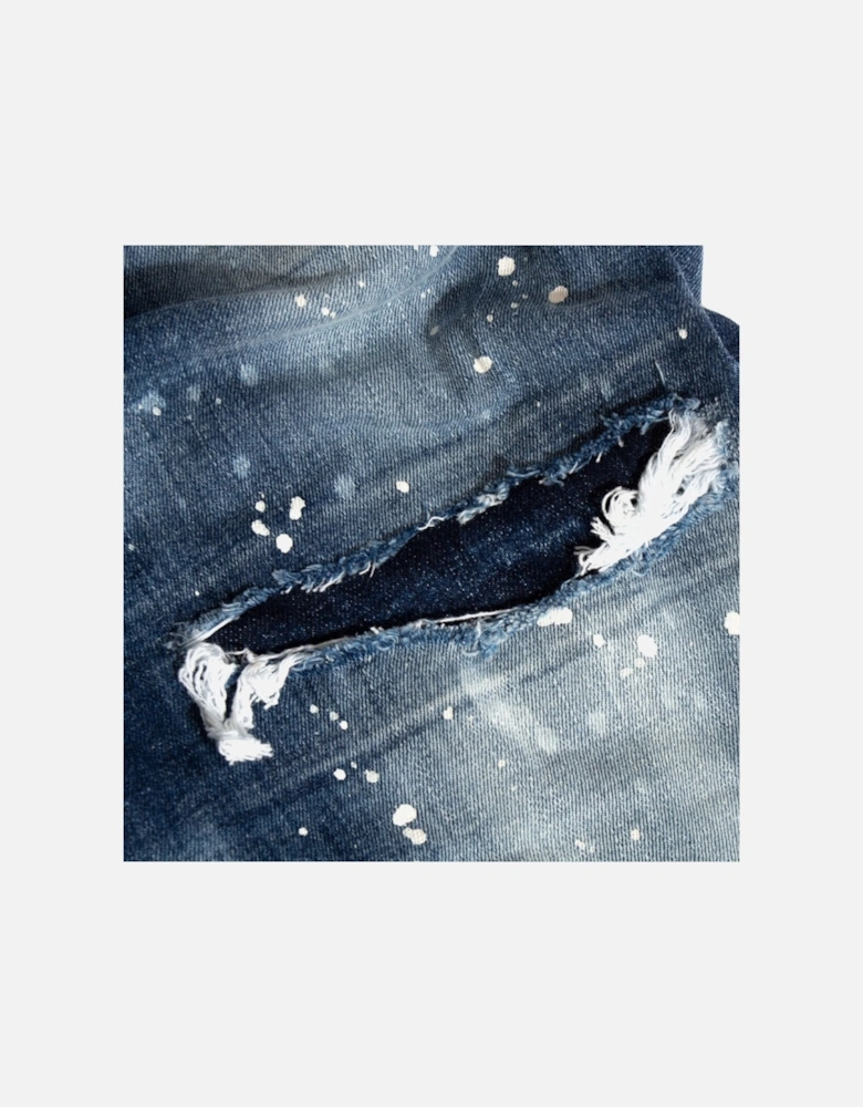 Combat Jean Dark Blue Denim Pants