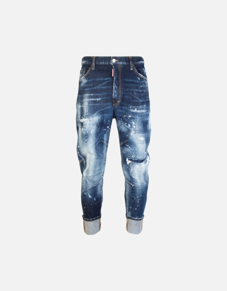 Combat Jean Dark Blue Denim Pants