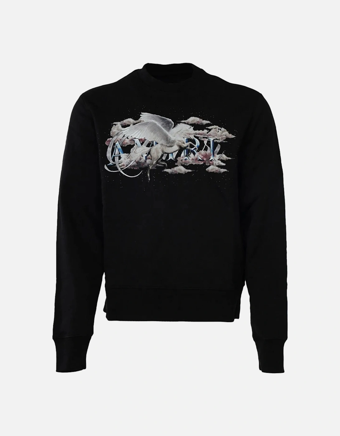 PEGASUS SCRIPT CREWNECK SWEATSHIRT BLACK, 4 of 3