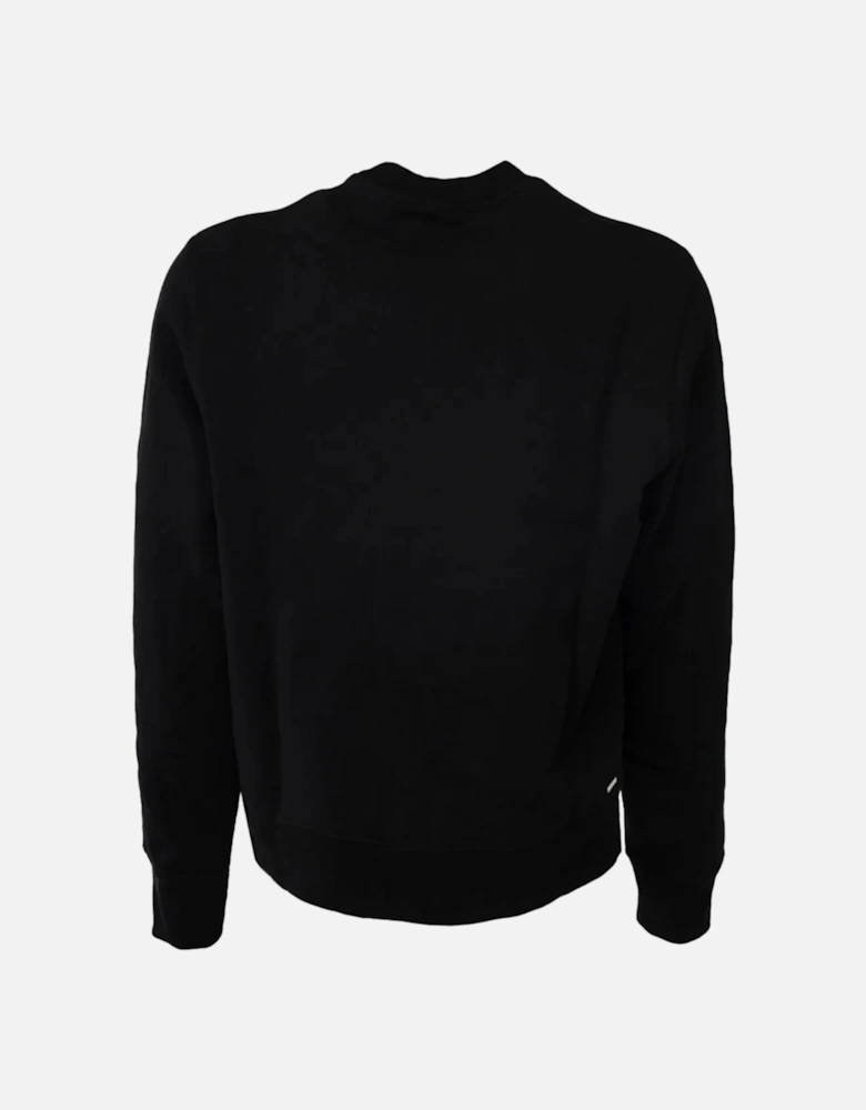 PEGASUS SCRIPT CREWNECK SWEATSHIRT BLACK