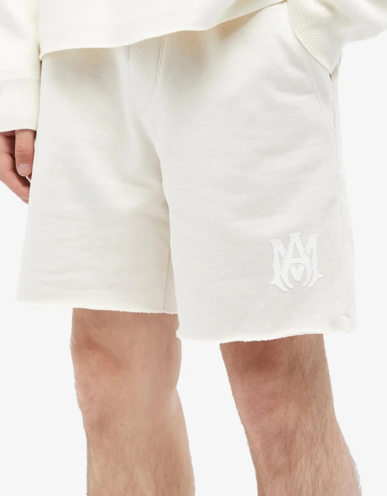 MA LOGO SWEAT SHORTS ALABASTER