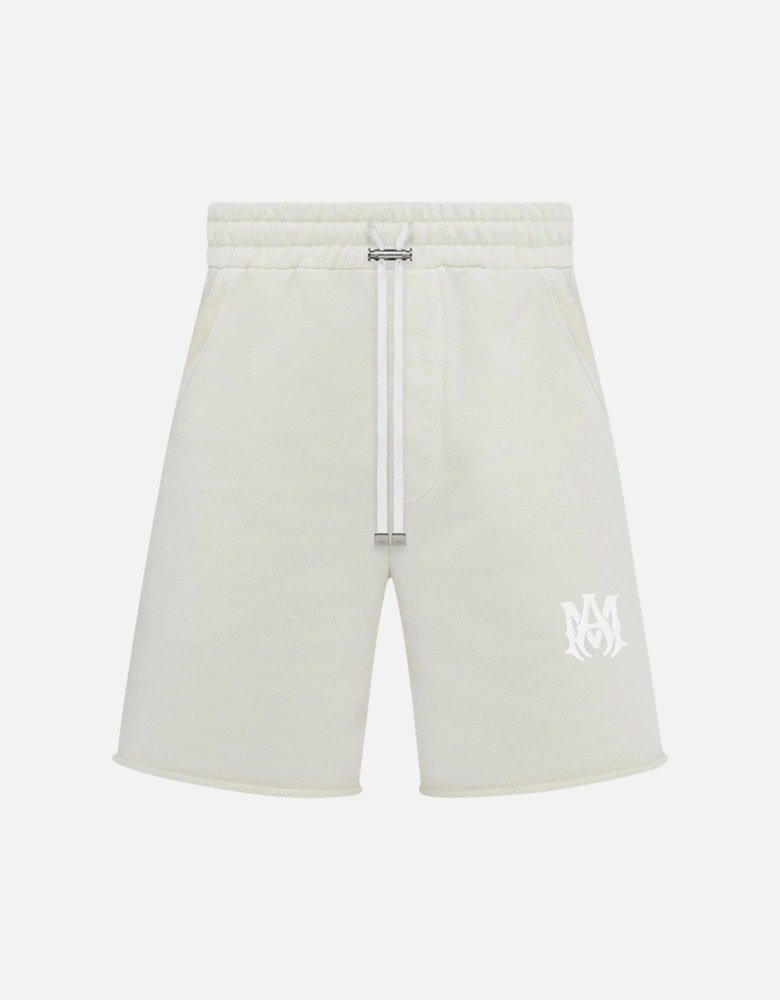 MA LOGO SWEAT SHORTS ALABASTER