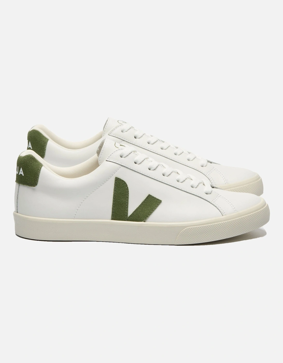 ESPLAR LOGO LEATHER TRAINER EXTRA-WHITE_KIWI, 4 of 3