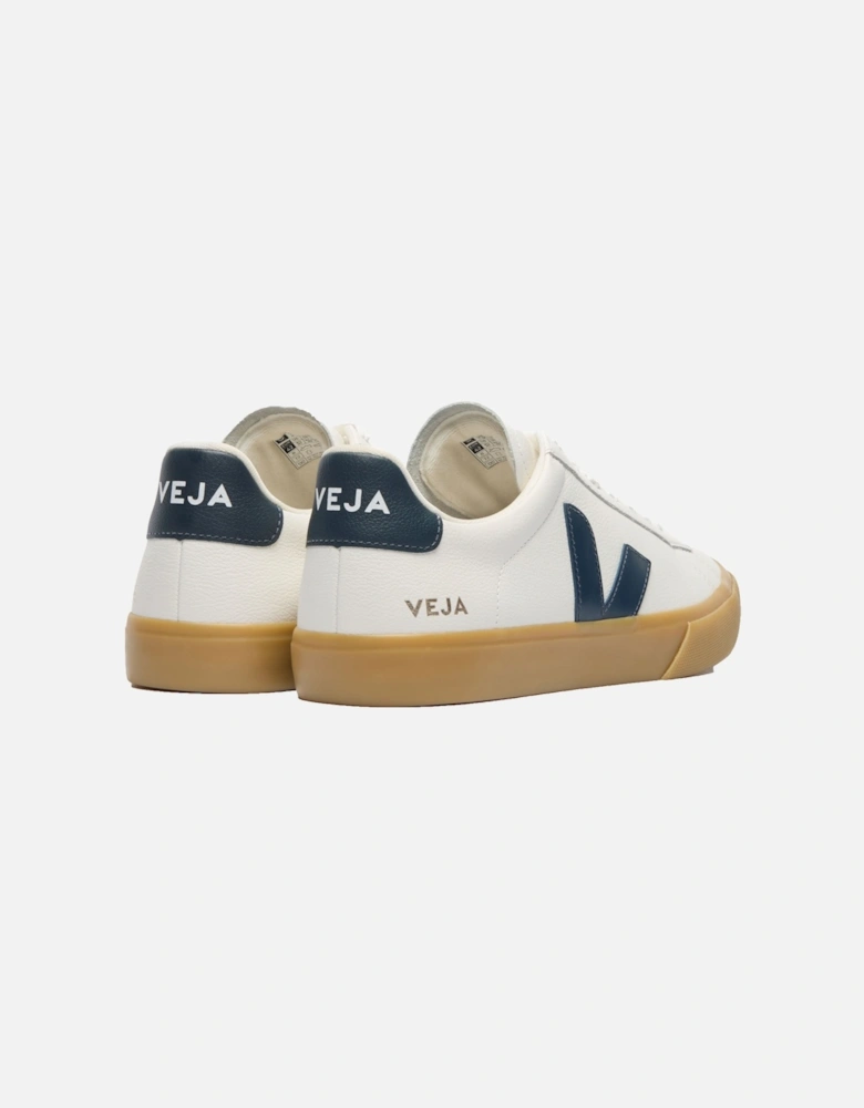 Campo Leather Trainer White/Nautico/Natural