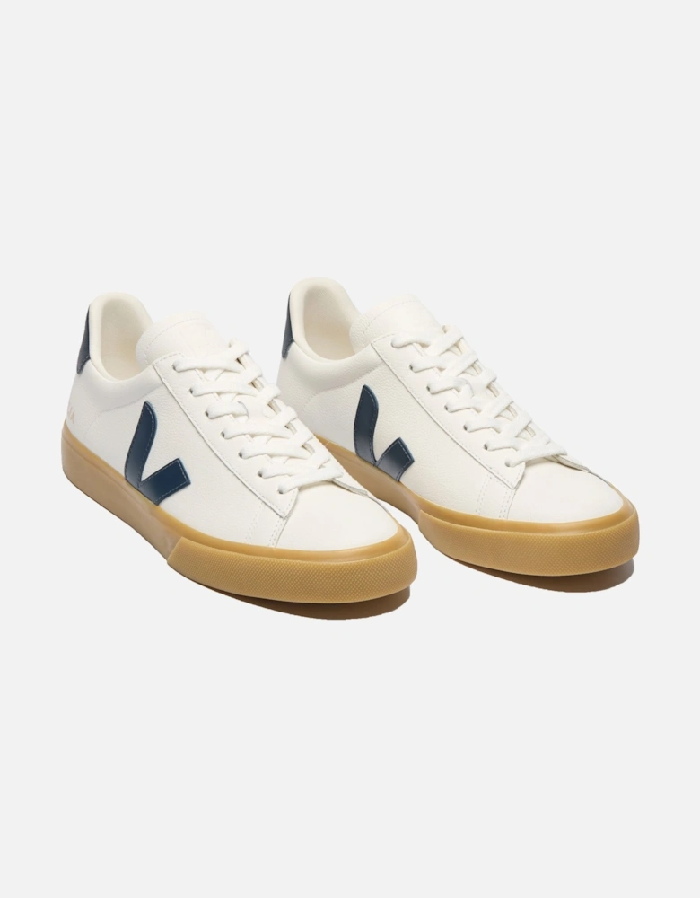 Campo Leather Trainer White/Nautico/Natural