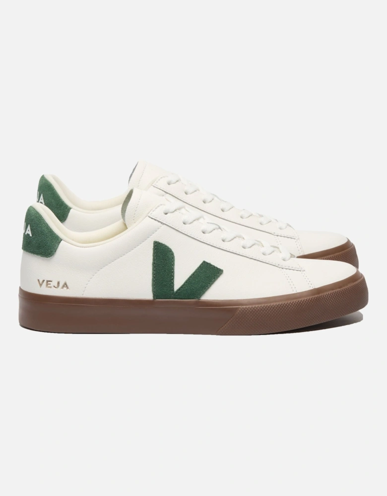 Campo Leather Trainer White/Cyprus/Bark