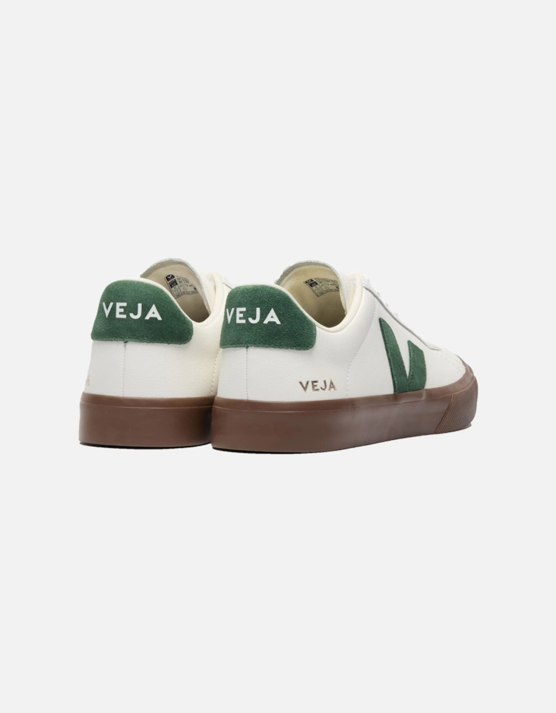 Campo Leather Trainer White/Cyprus/Bark