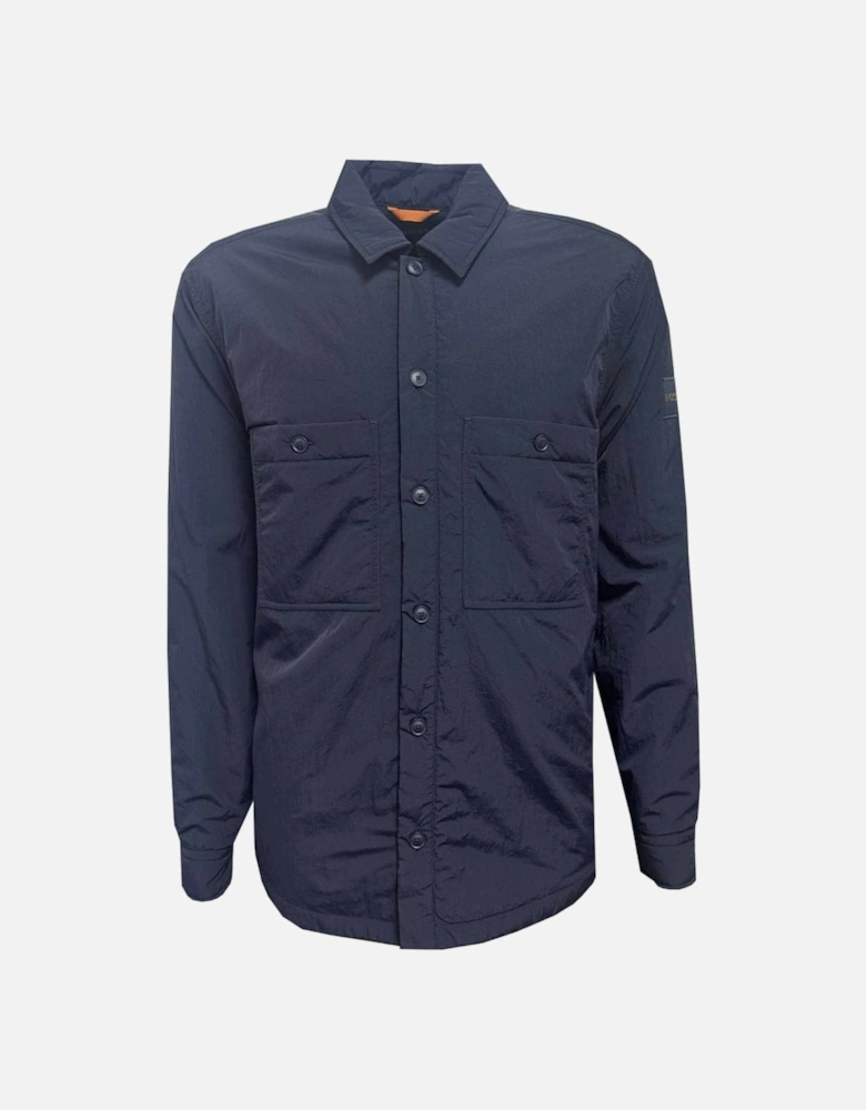 Men's Navy Locky lightly Padded Overshirt