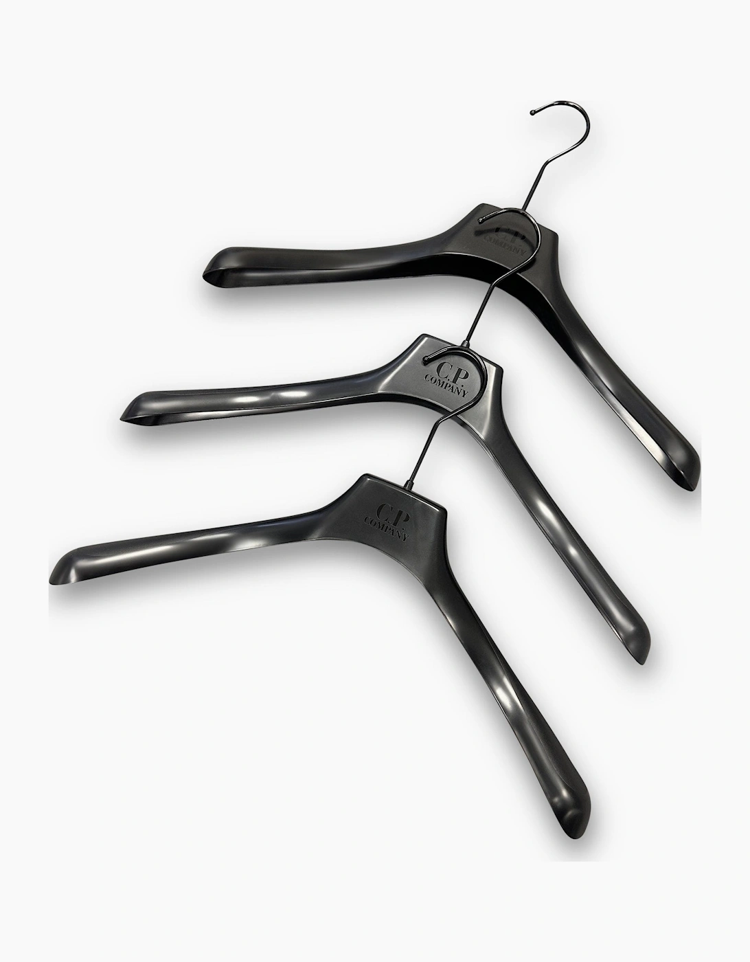 CP Company Coat Hangers (Pack of 3) - Black