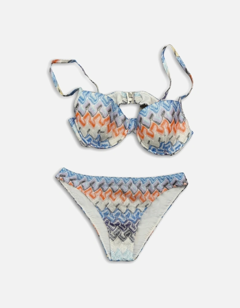 Classic Bikini Multicolour With Blue Base