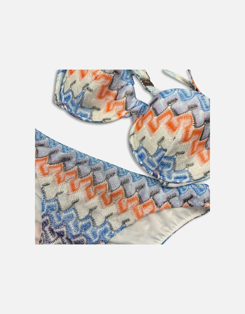 Classic Bikini Multicolour With Blue Base