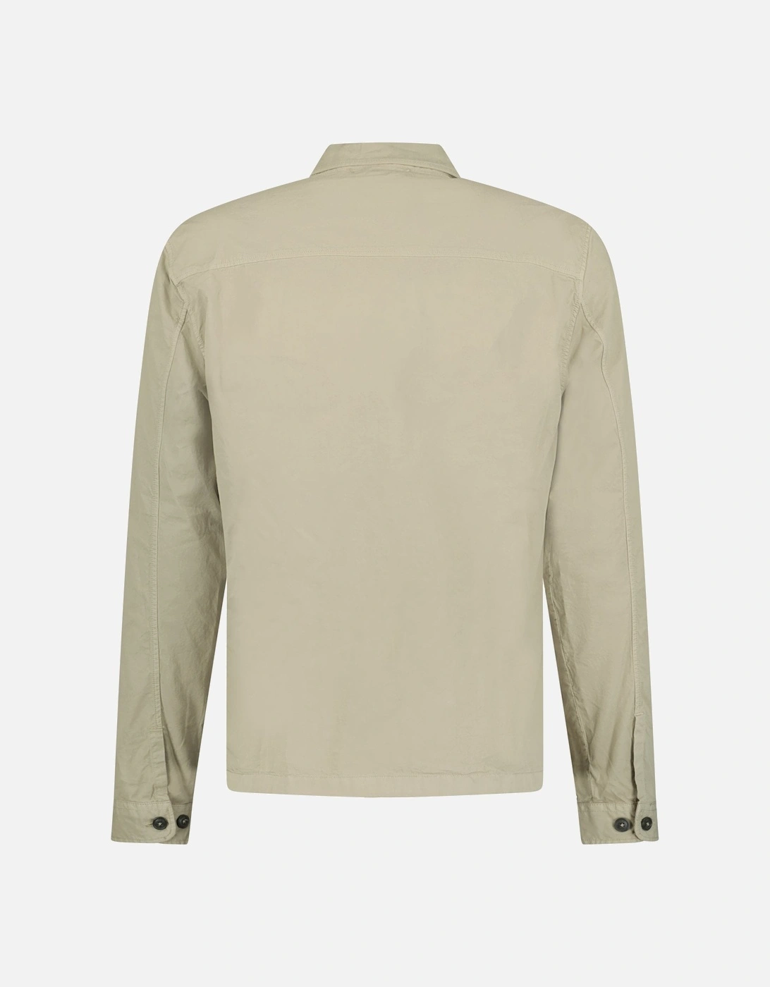 Organic Gabardine Utility Lens Shirt in Beige
