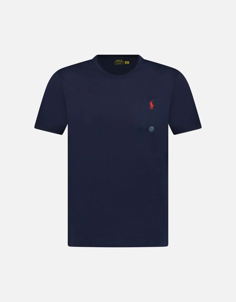 Custom Slim Fit T-Shirt in Navy