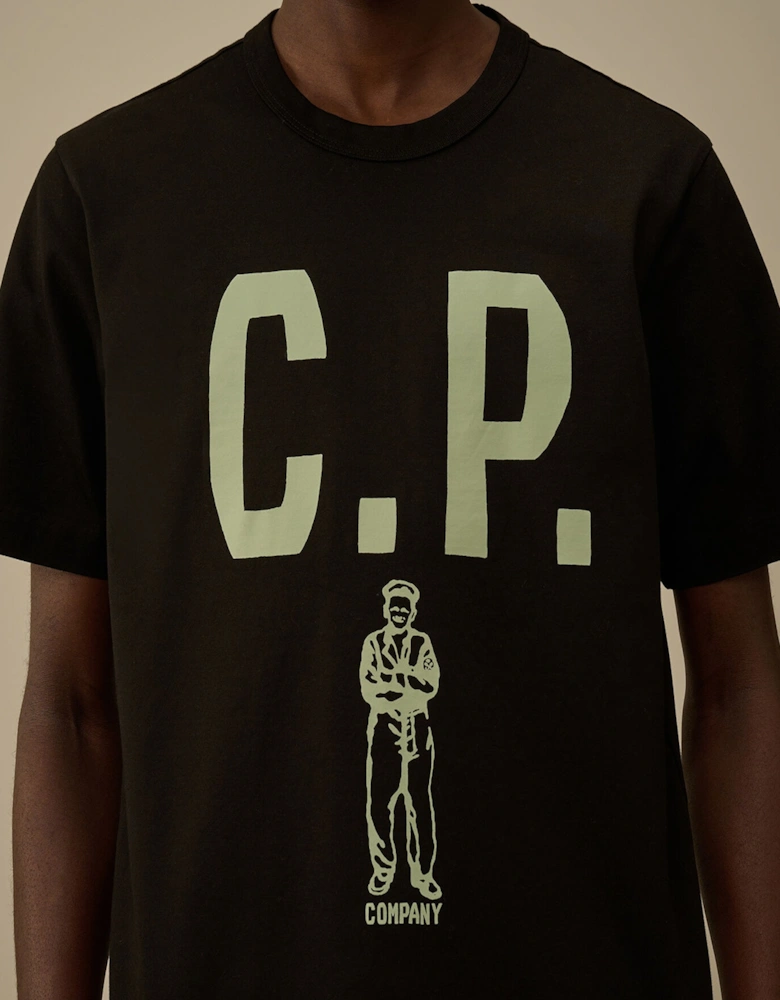 30/2 LARGE LETTERING T SHIRT