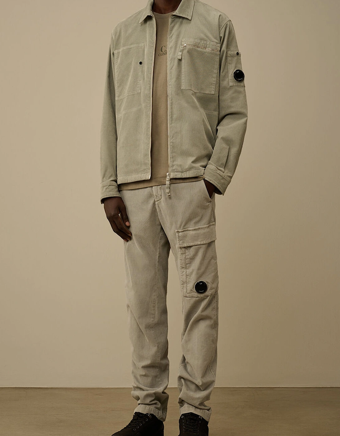 CORDUROY ZIP OVERSHIRT