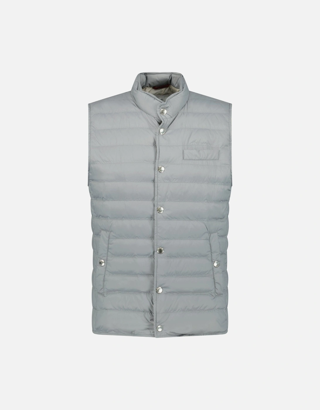 Button-Up Down Gilet Grey, 6 of 5