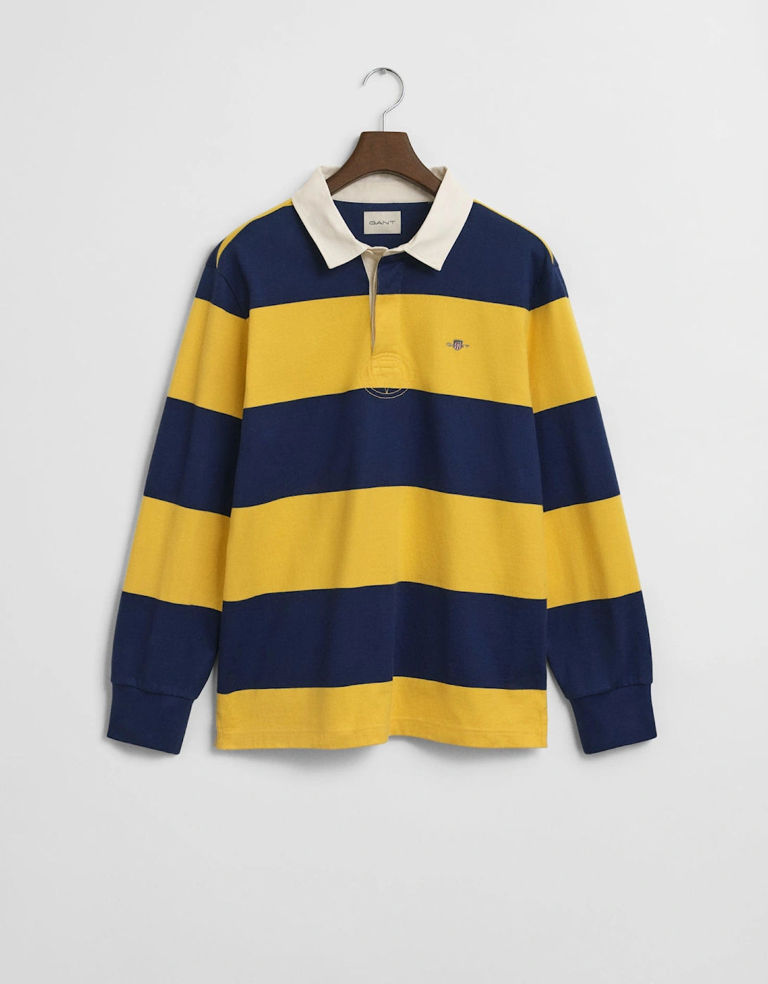 Mens Striped Heavy Rugger - 423 Persian Blue, 2 of 1