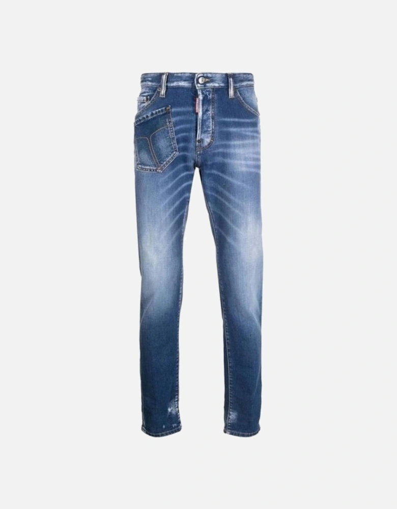 Relax Long Crotch Jean Blue Denim Pants