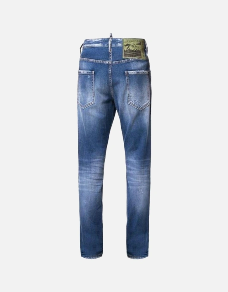 Relax Long Crotch Jean Blue Denim Pants