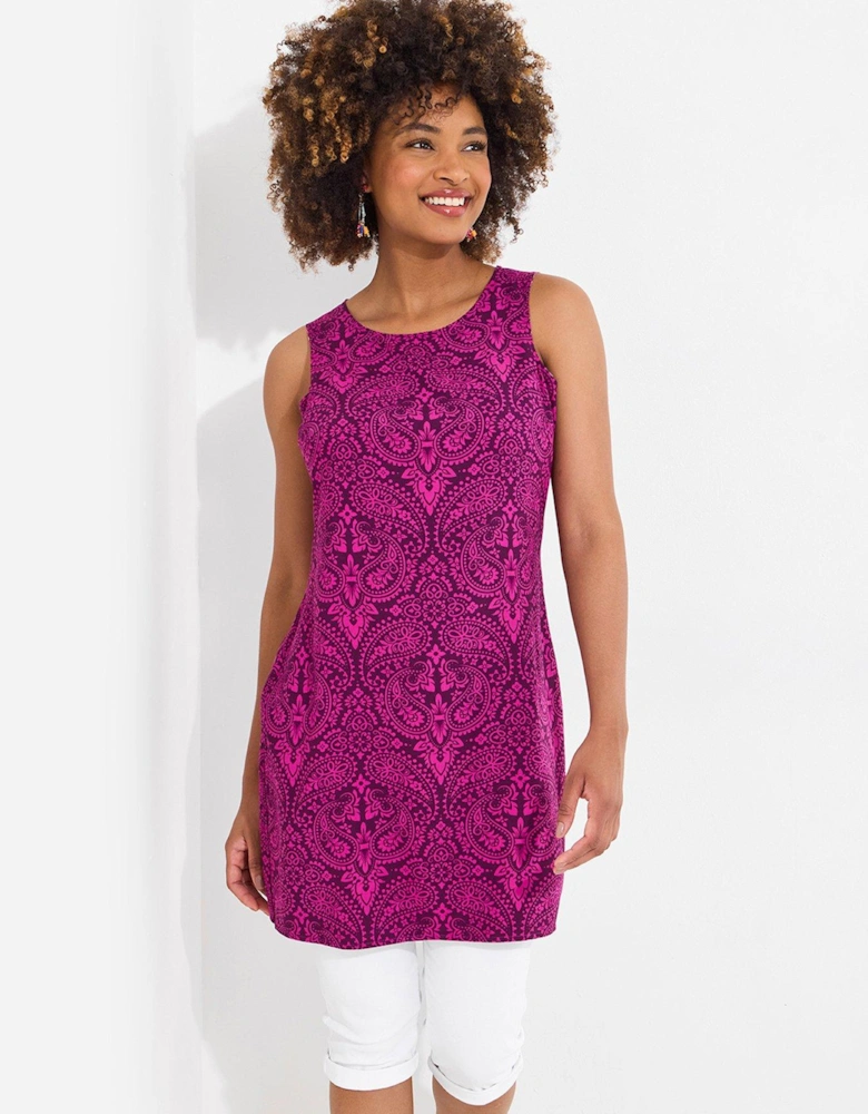 Statement Reversible Tunic - Pink