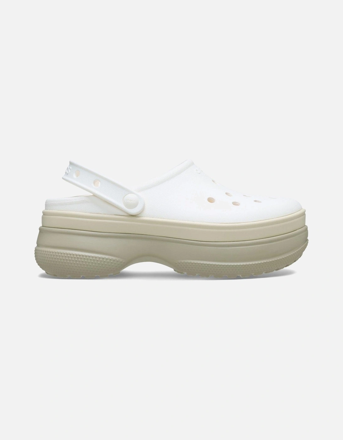 Classic Stacked Clog - Chalk, 2 of 1