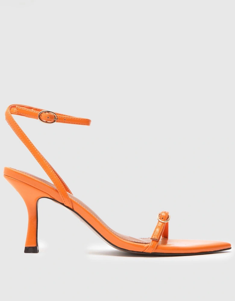 Simba Point Heeled Sandal - Orange