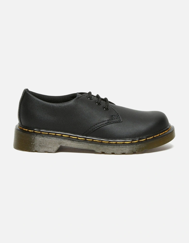 Junior 1461 J 3 Eye Shoe Black Softy T - Pink