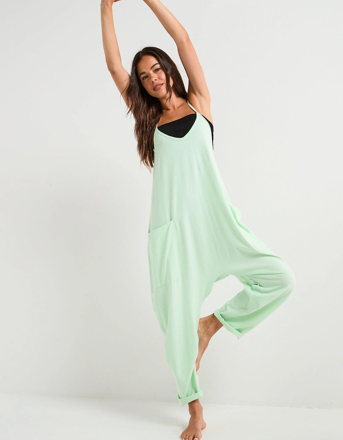 Womens Training Hot Shot All-in-One - Green, 2 of 1