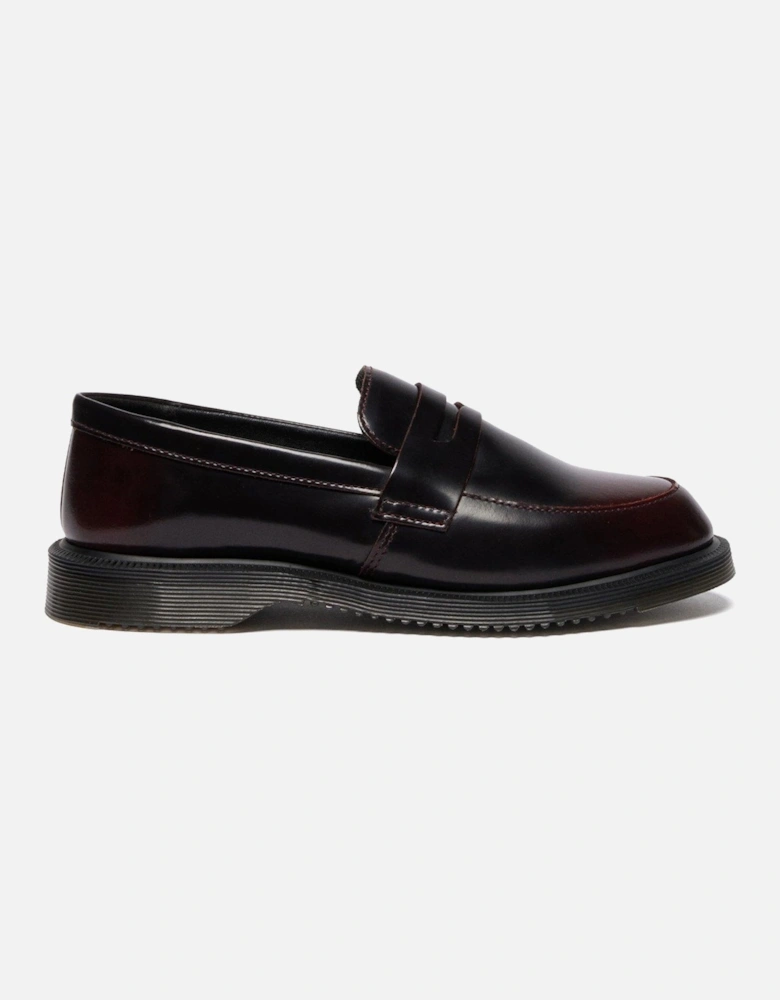 Women's Temara Leather Penny Loafers - Cherry Red