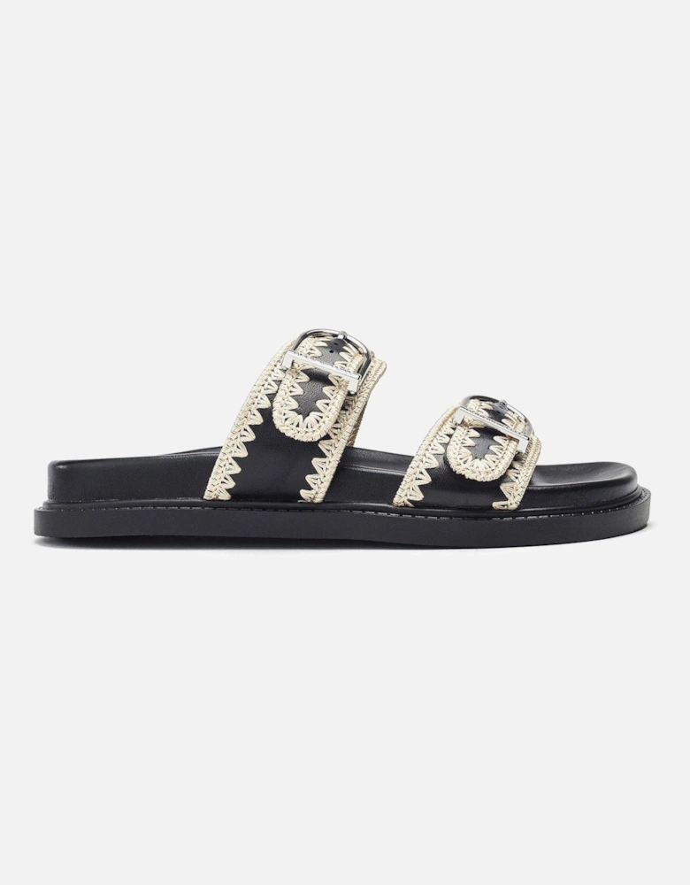 Kerriki Buckle Sandal - Black