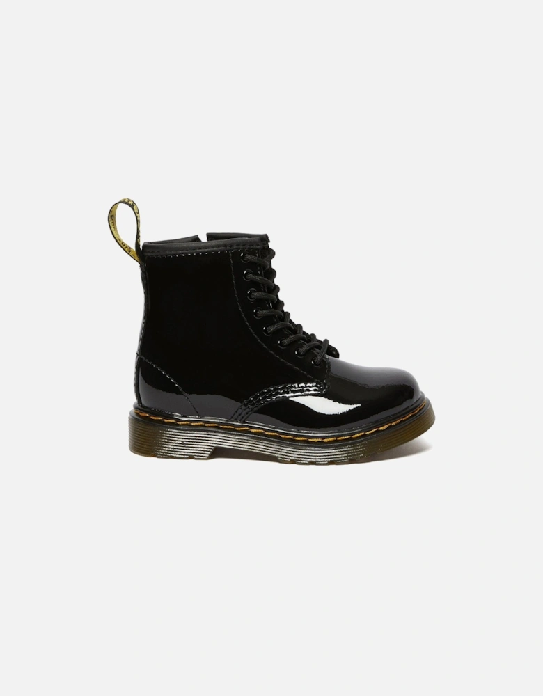 Toddler 1460 T 8 Eye Boot Black Patent Lamper