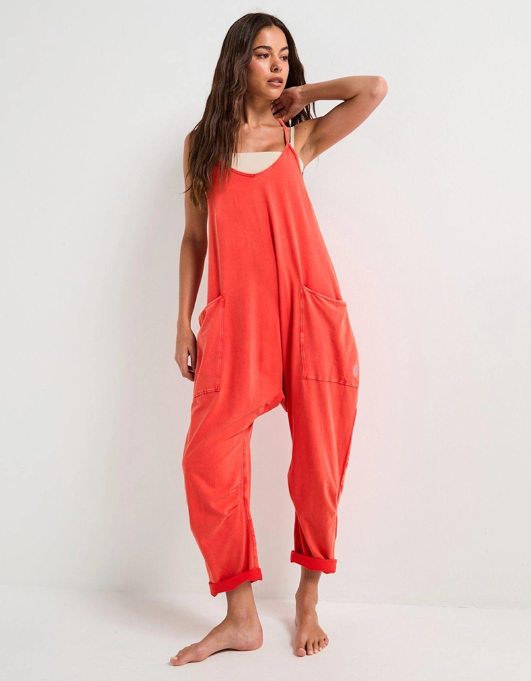 Womens Training Hot Shot All-In-One - Red, 2 of 1
