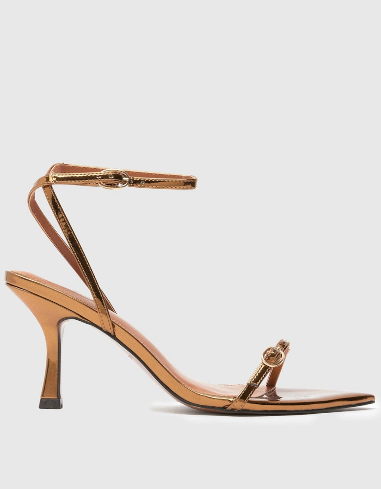 Simba Point Heeled Sandal - Bronze