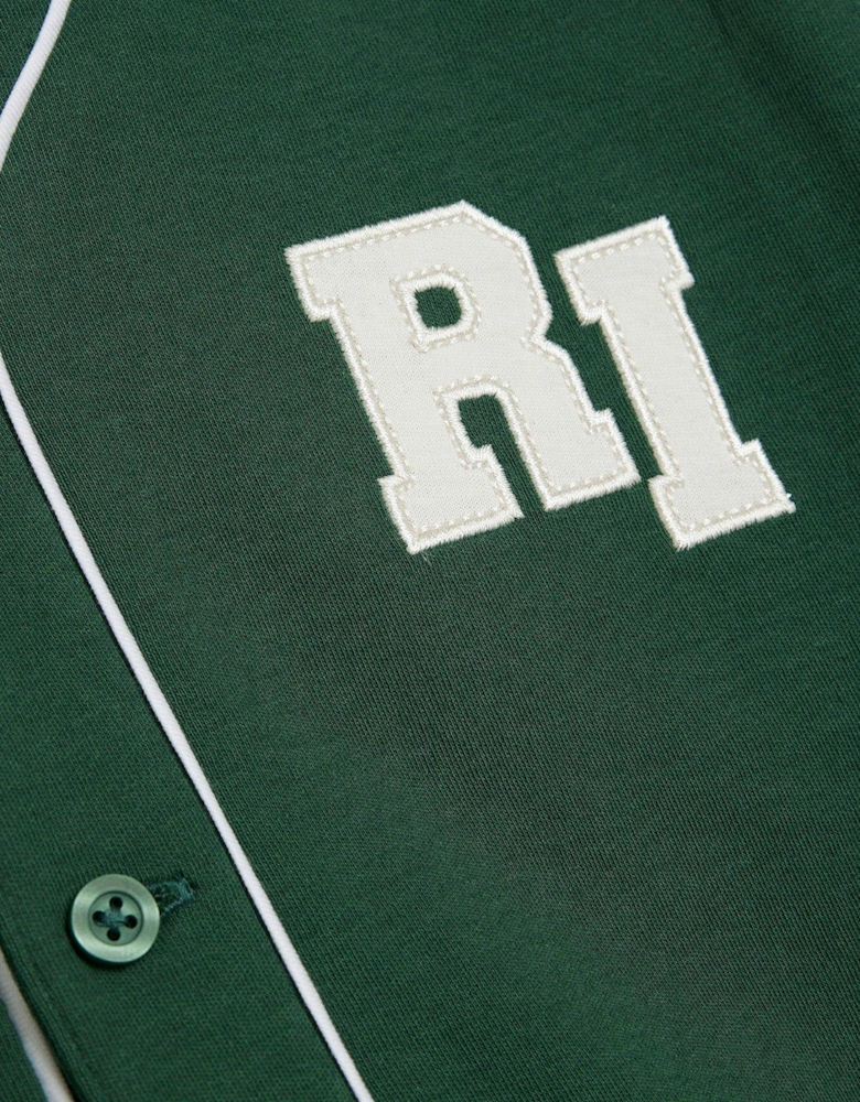 Boys Sporty Shirt & Shorts Set - Bottle Green