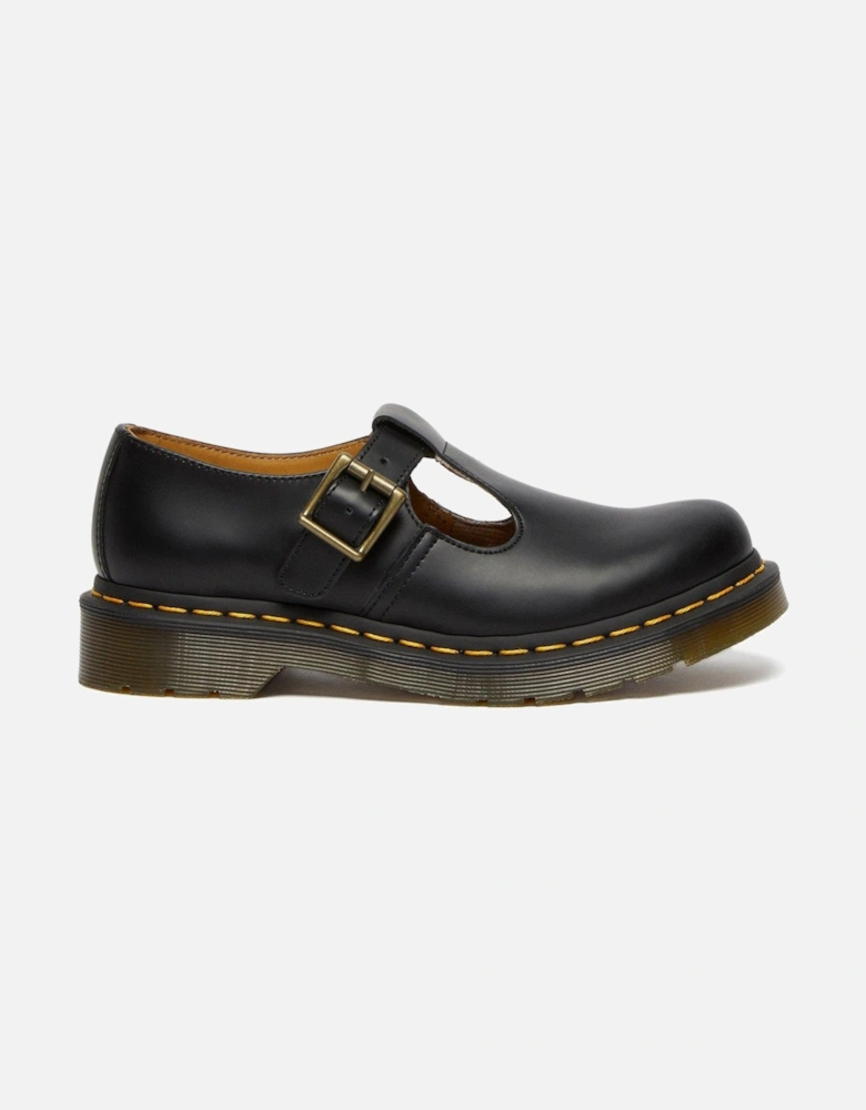 Polley T-Bar Shoe Smooth - Black