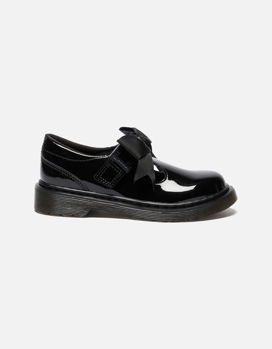 Junior Polley II Bow J T Bar Patent Shoe - Black, 2 of 1
