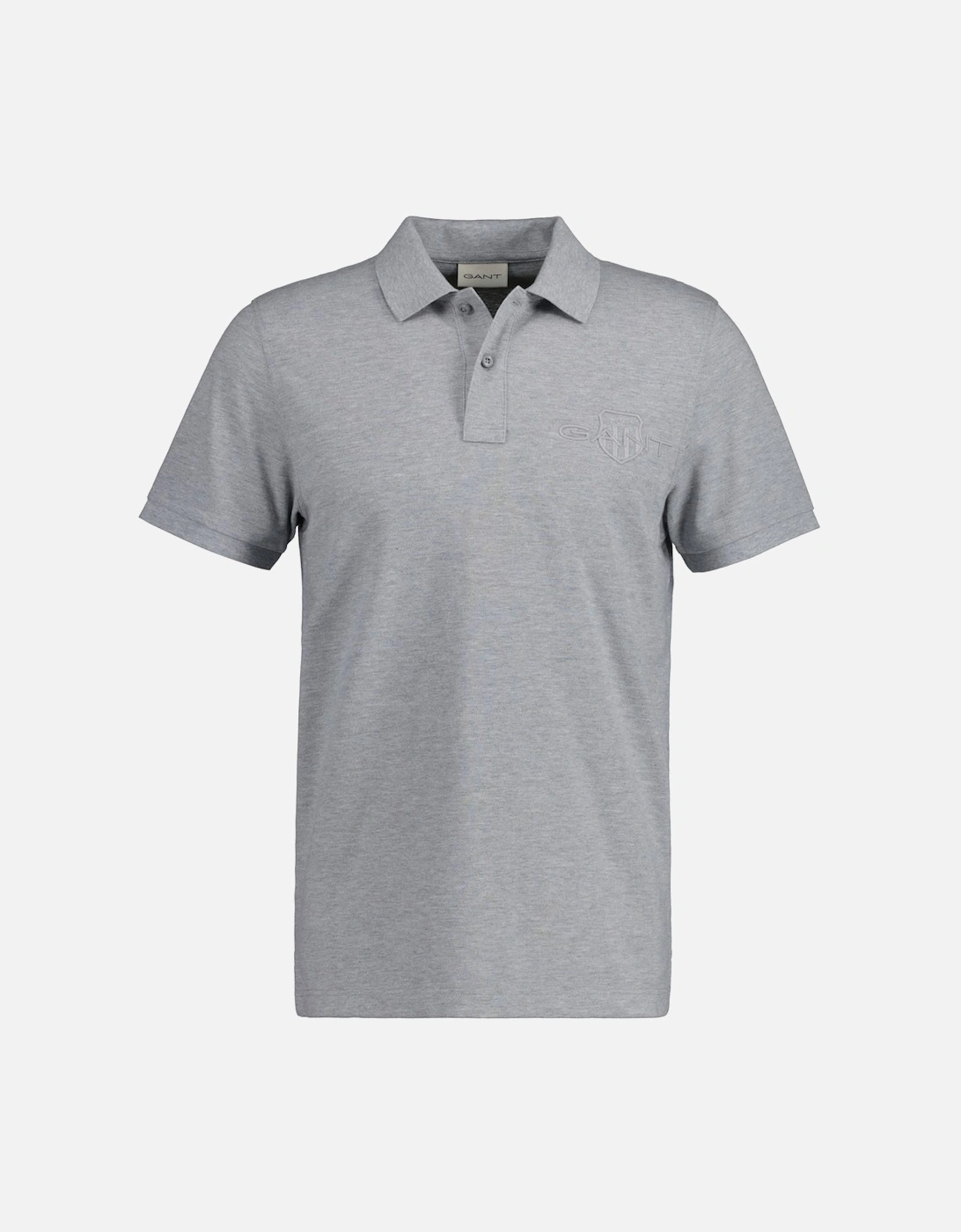 Tonal Shield Polo Shirt